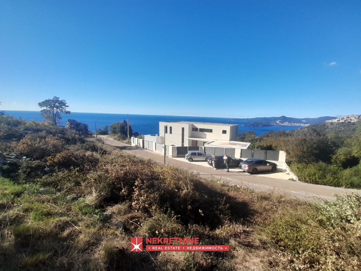 Urbanised plots with sea view for tourist facilities, Budva, Tudorovici